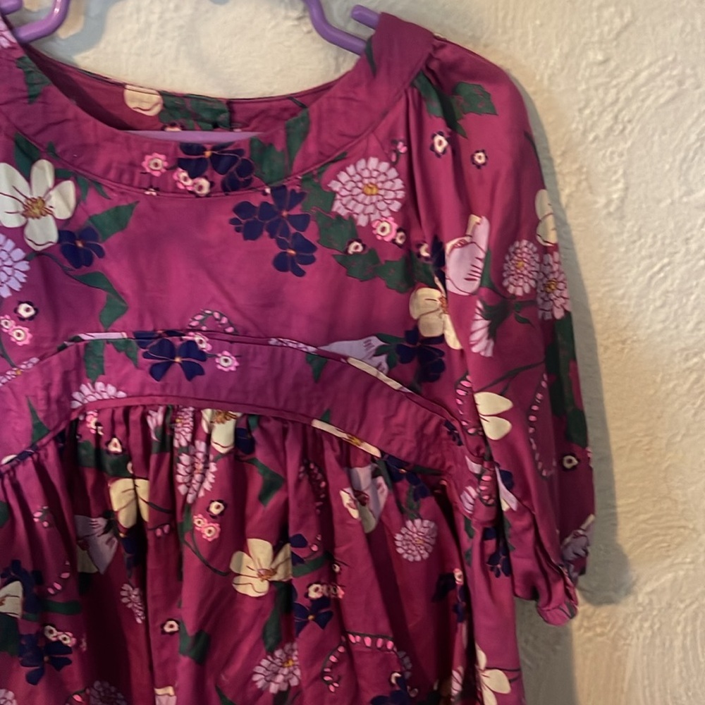 Tea Collection Floral Pink Dress - Picture 3 of 6